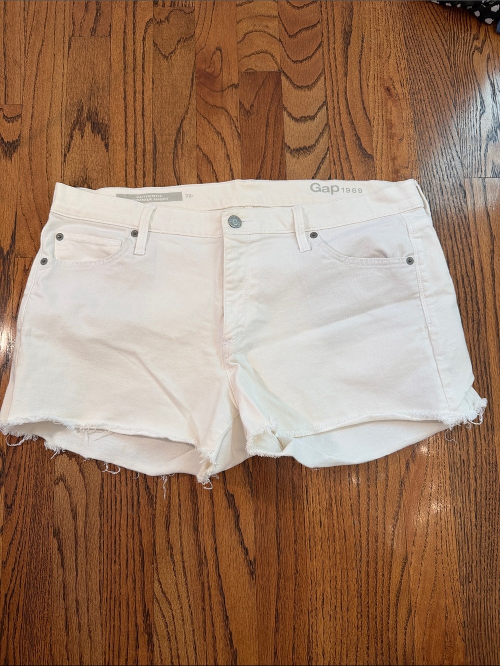 GAP white Denim Cutoff Shorts